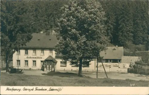Ansichtskarte Hirschsprung-Altenberg (Erzgebirge) Ladenmühle Fotokarte 1959
