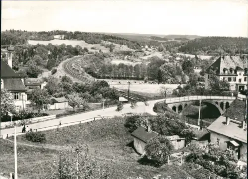 Ansichtskarte Jößnitz-Plauen (Vogtland) i.V. Panorama-Ansicht 1973