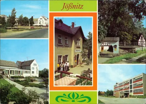 Jößnitz-Plauen (Vogtland) i.V. FDGB-Erholungsheim "Richard Mildenstrey" (2), Gaststätte "Pfaffenmühle", Ferienheim und Gaststätte "Lochbauer", Polytechnische Oberschule 1982