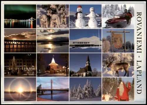 Postcard Rovaniemi Rovaniemi - Lapland (Mehrbildkarte) 2009