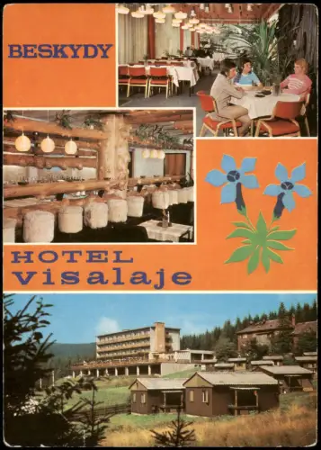 Postcard Krásná pod Lysou horou Horský hotel Visalaje 1980