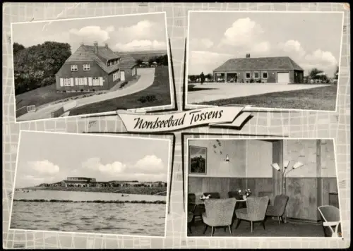 Tossens-Butjadingen Mehrbildkarte SW Ferienwohnheim Nordseebad 1969