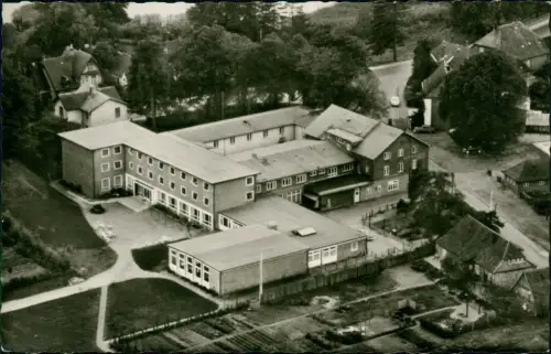 Ansichtskarte Bordesholm Luftbild Verwaltungsseminar 1963