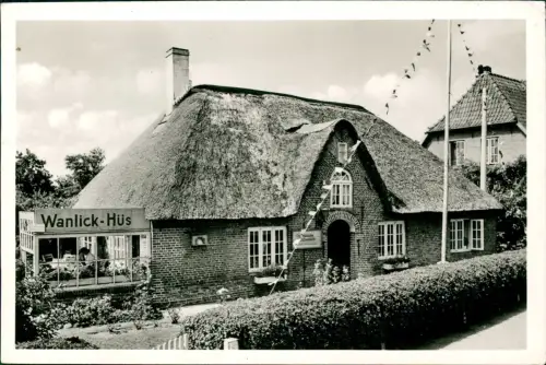 Ansichtskarte St. Peter-Ording Wanlick-Hüs Gaststätte 1964