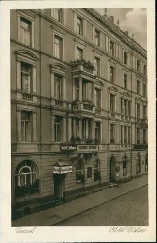 Ansichtskarte Kassel Hotel Döhne Große Rosenstraße 4 1928
