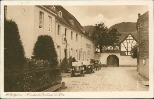 Ansichtskarte Walporzheim-Bad Neuenahr-Ahrweiler Gasthaus St. Peter 1926