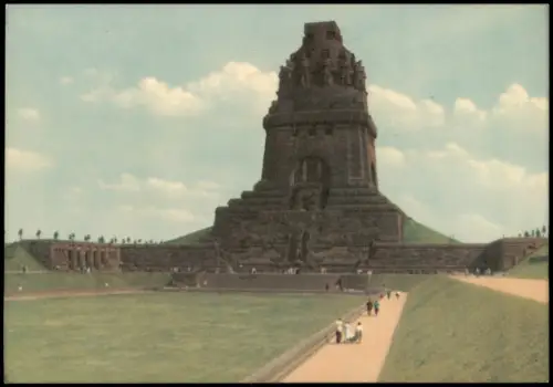 Ansichtskarte Leipzig Völkerschlachtdenkmal 1964