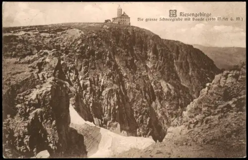 Schreiberhau Szklarska Poręba Riesengebirge Die grosse Schneegrube Baude 1906