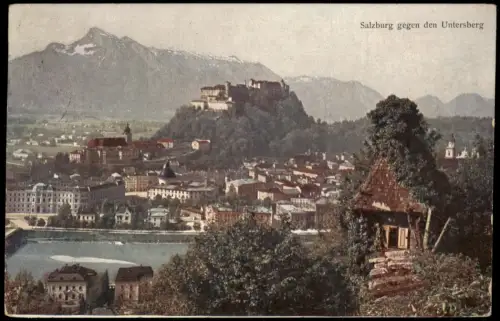 Salzburg Festung Hohensalzburg, Panorama gegen den Untersberg 192