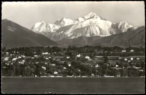 Ansichtskarte Genf Genève Umland-Ansicht mit Mont-Blanc 1960