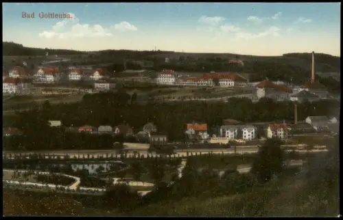 Bad Gottleuba-Bad Gottleuba-Berggießhübel Panorama-Ansicht Gottleuba 1910