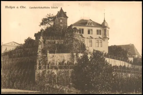 Meißen Landwirtschaftliche Schule ca 1922