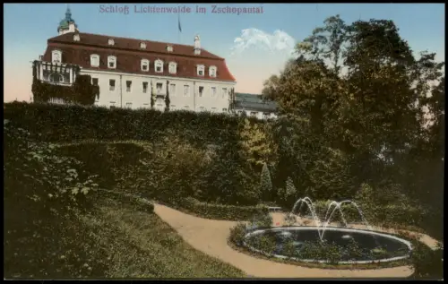 Lichtenwalde-Niederwiesa Schloß Lichtenwalde Zschopau-Tal Sachsen 1910