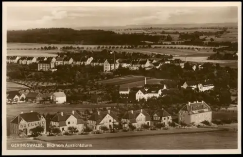 Ansichtskarte Geringswalde Blick vom Aussichtsturm. 1927