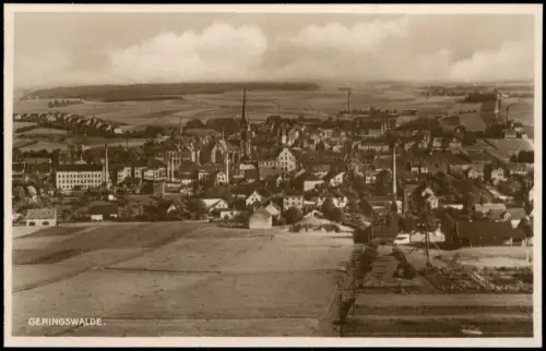 Ansichtskarte Geringswalde Fernblick über die Stadt 1927