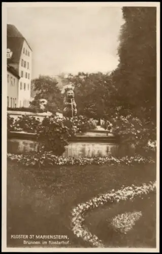 Panschwitz-Kuckau Pančicy-Kukow Brunnen im Klosterhof - Fotokarte 1927