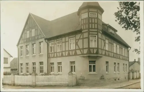 Ansichtskarte Makenrode-Hohenstein LK Nordhausen Dorfschule 1930