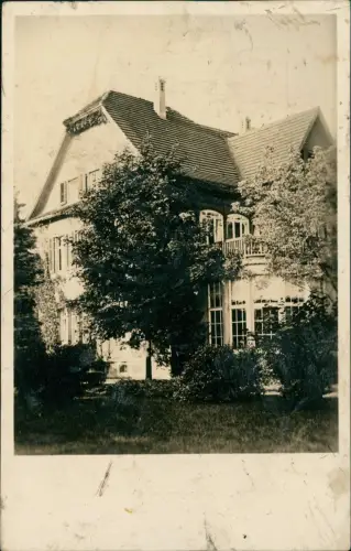 Ansichtskarte  Hausfassaden Privataufnahme Stadtvilla mit Wintergarten 1916