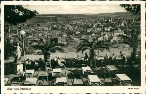 Ansichtskarte Ahrweiler-Bad Neuenahr-Ahrweiler Restaurant Weisshaus 1961