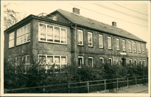 Ansichtskarte Breklum Krankenhaus, Haus II 1958  Heuss Mischfrankatur