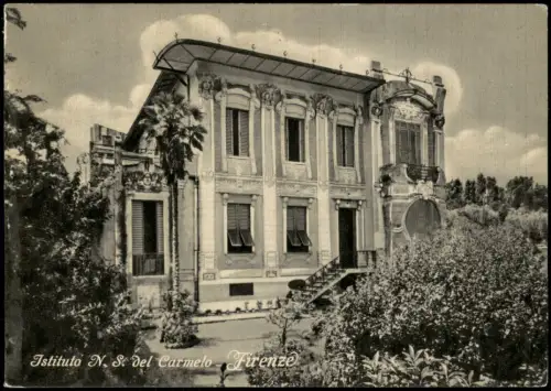 Florenz Firenze ISTITUTO N. S. DEL CARMELO VIALE MICHELANGELO 1950