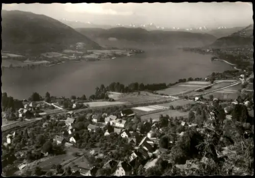 Ansichtskarte Steindorf Panorama-Ansicht Ort am Ossiachersee Kärnten 1966