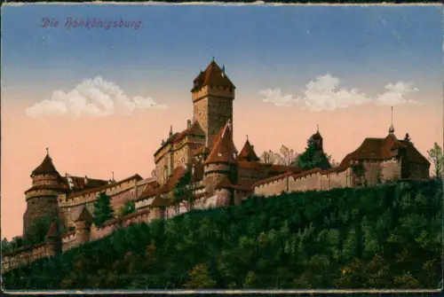Orschweiler Orschwiller Hohkönigsburg Château du Haut-Kœnigsbourg 1910
