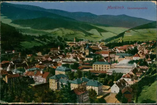 Markirch Sainte-Marie-aux-Mines Panorama-Ansicht Markirch Gesamtansicht 1910
