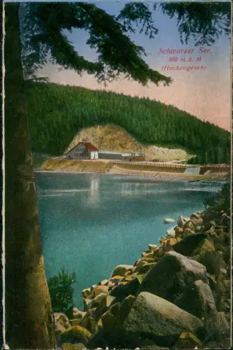 CPA .Frankreich Schwarzer See 950 m ü. M. (Hochvogesen) 1910