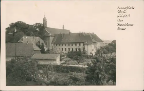 Leinefelde Worbis Sommerfrische Worbis Eichsfeld Ehem. Franziskanerkloster 1961