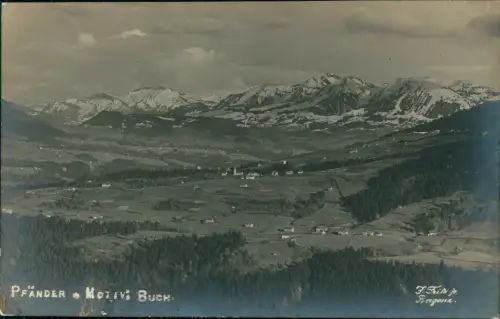 Ansichtskarte Bregenz Pfänder Motiv Buch Fotokarte 1928