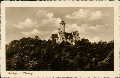 Ansichtskarte Bamberg Altenburg - Wald 1926