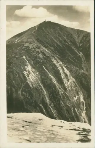 Krummhübel Karpacz Schneekoppe Sněžka Śnieżka vom Brunnberg 1930