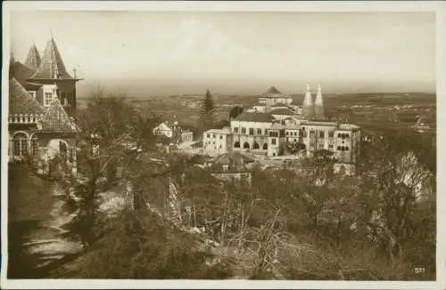 Postcard Sintra Cintra Stadt Cintra - Fotokarte 1929