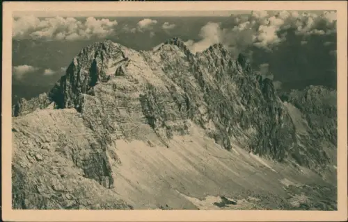 Garmisch-Partenkirchen SÜDWAND der  Dreitorspitze 1920  DR Mehrfachfrankatur