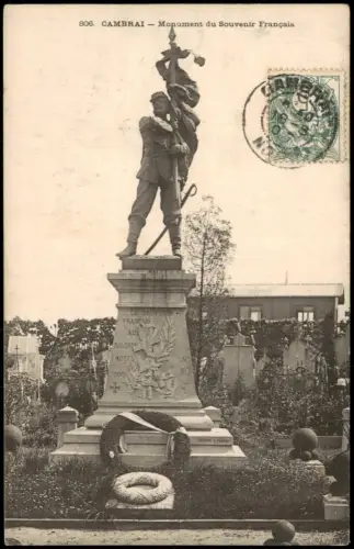 Kamerich Cambrai (Kamerijk) Denkmal Monument du Souvenir Français 1907