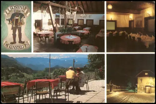 Postcard Radmannsdorf Radovljica Mehrbildansicht Gostilna Kunstelj 1980