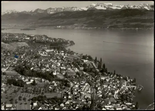 Ansichtskarte Männedorf Mänidorf Luftbild Luftaufnahme 1960