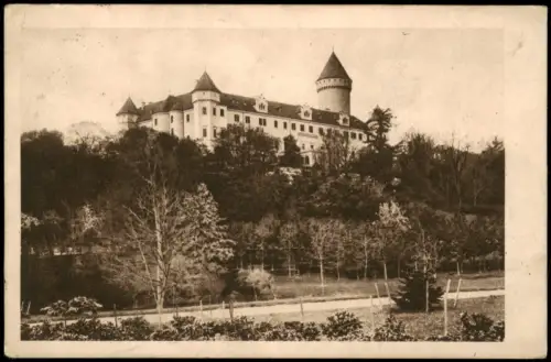 Konopiště-Beneschau Benešov Schloß Konopischt Zámek Konopiště 1922