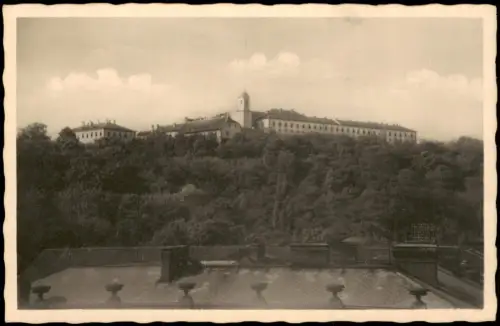 Postcard Brünn Brno Partie am Spielberg, Festung Burg Hrad 1941