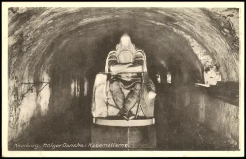 Helsingør Helsingör Schloss Kronborg Holger Danske i Kasematterne 1920