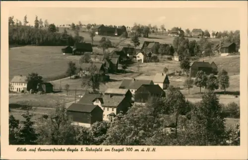 Ansichtskarte Sayda Panorama-Ansicht, Sommerfrische im Erzgebirge 1961