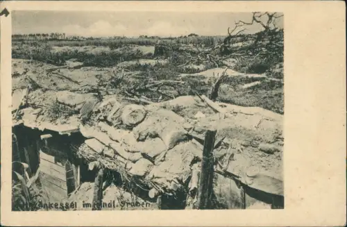 Ansichtskarte  Militär Propaganda 1.WK Erster Weltkrieg Hexenkessel 1915