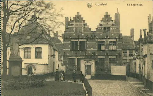Postkaart Kortrijk Courtrai Le Béguinage. 1916