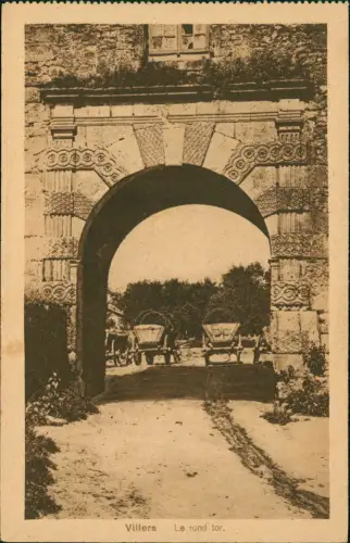 CPA .Frankreich Villers - Le rond Tor 1916