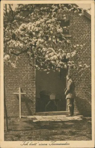 Militär 1.WK Erster Weltkrieg Ich hatt einen Kameraden Patriotika 1918