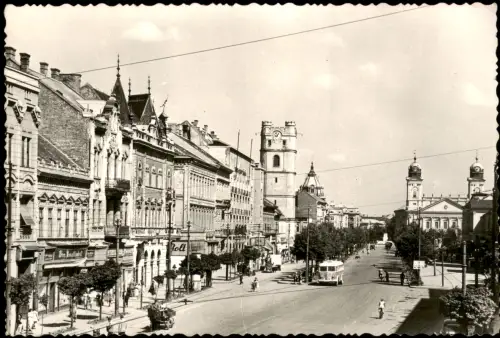 Debreczin Debrecen Straße der Roten Armee (Vöröshadsereg útja) 1979