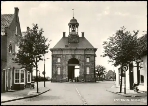 Postkaart Enkhuizen Koepoort (Stadttor) 1955