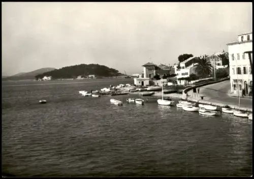 Postcard Mali Losinj Panorama-Ansicht Küste 1960