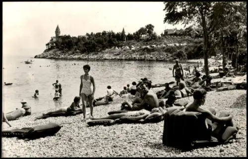 Postcard MEDVEJA MEDVEJA Ortsansicht Strand Partie 1960
